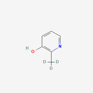 Chemical structure of 3-Hydroxy-2-Methylpyridine-d3