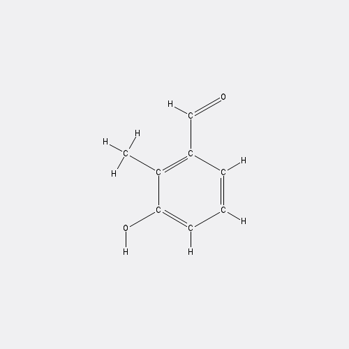 Chemical structure of 3-Hydroxy-2-methylbenzaldehyde