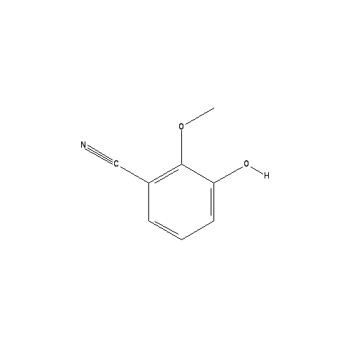 Chemical structure of 3-Hydroxy-2-methoxybenzonitrile