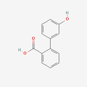 Chemical structure of 2-(3-hydroxyphenyl)benzoic Acid