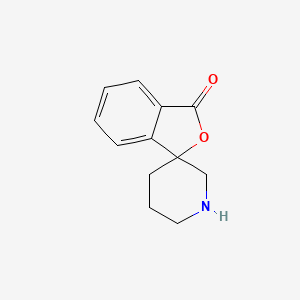 Chemical structure of 3H-Spiro[isobenzofuran-1,3'-piperidin]-3-one