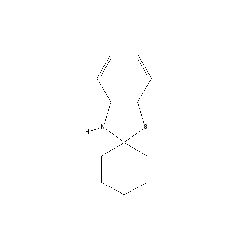 Chemical structure of 2,2-Pentamethylenebenzothiazoline