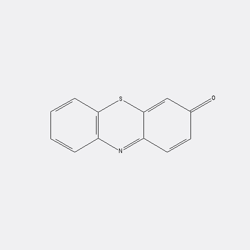 Chemical structure of Phenothiazone