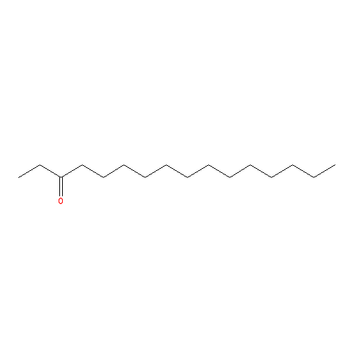 Chemical structure of 3-Hexadecanone