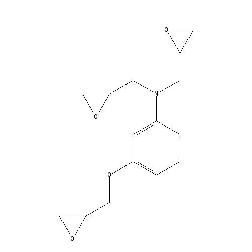 Chemical structure of 3-Glycidyloxy-N,N-diglycidylaniline