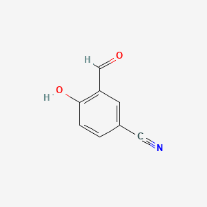 Chemical structure of 3-Formyl-4-hydroxybenzonitrile