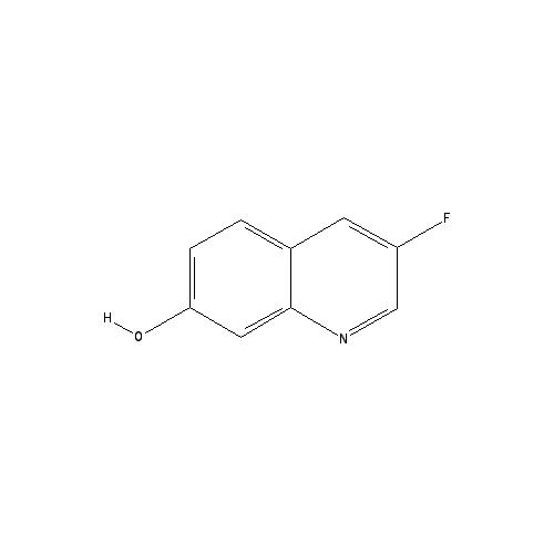 Chemical structure of 3-Fluoroquinolin-7-ol