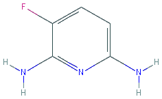 Chemical structure of 3-Fluoropyridine-2,6-diamine