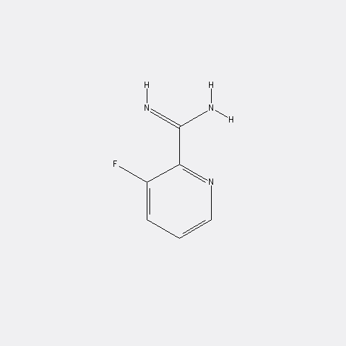 Chemical structure of 3-Fluoropicolinimidamide