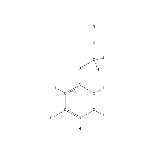 Chemical structure of 3-Fluorophenoxyacetonitrile