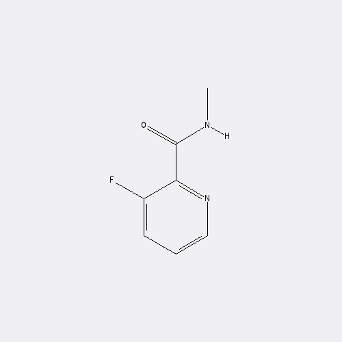 Chemical structure of 3-Fluoro-N-methylpicolinamide