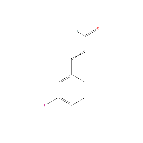Chemical structure of 3-Fluorocinnamaldehyde
