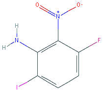 Chemical structure of 3-Fluoro-6-iodo-2-nitroaniline