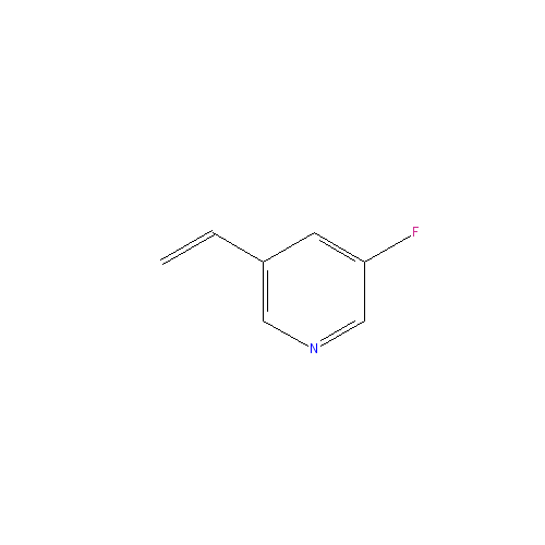 Chemical structure of 3-Fluoro-5-vinylpyridine