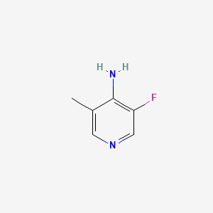 Chemical structure of 3-Fluoro-5-methylpyridin-4-amine