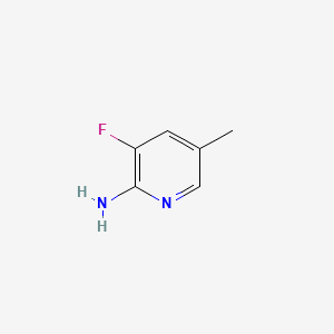Chemical structure of 3-Fluoro-5-methylpyridin-2-amine
