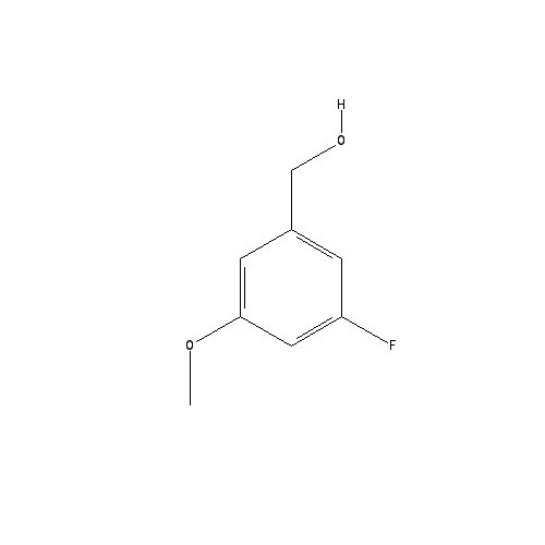 Chemical structure of 3-Fluoro-5-Methoxybenzyl Alcohol