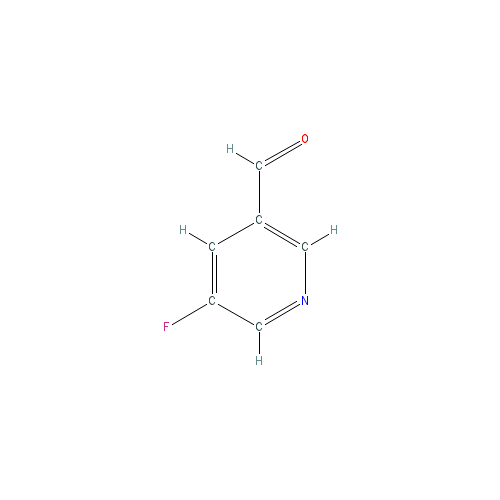 Chemical structure of 3-Fluoro-5-(trifluoromethyl)picolinaldehyde