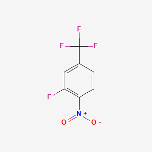 Chemical structure of 3-Fluoro-4-nitrobenzotrifluoride