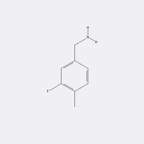 Chemical structure of 3-Fluoro-4-methylbenzylamine
