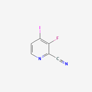 Chemical structure of 3-Fluoro-4-iodopicolinonitrile