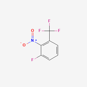 Chemical structure of 3-Fluoro-2-nitrobenzotrifluoride