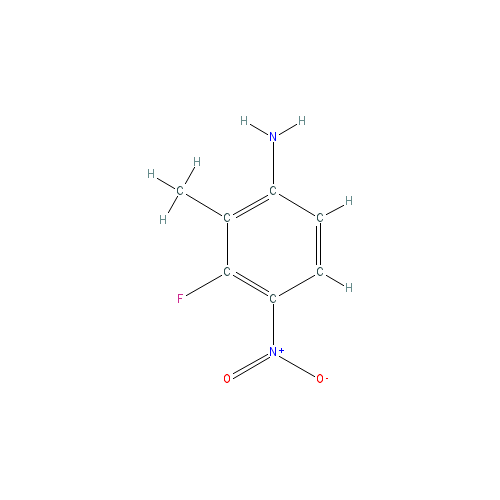 Chemical structure of 3-Fluoro-2-methyl-4-nitroaniline