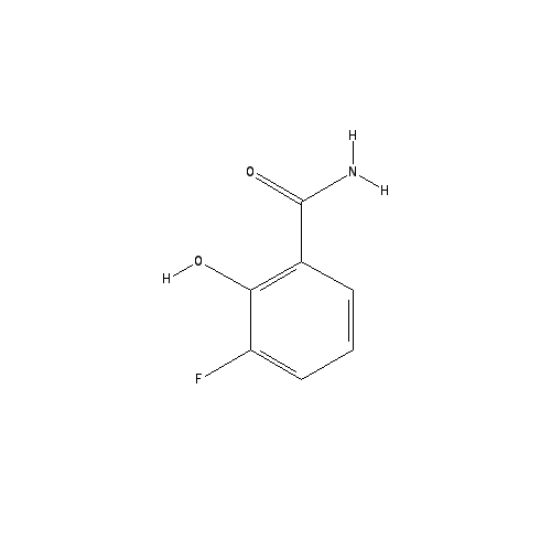 Chemical structure of 3-Fluoro-2-hydroxybenzamide