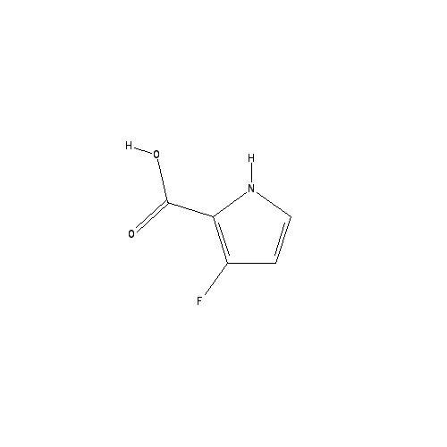 Chemical structure of 3-Fluoro-1H-pyrrole-2-carboxylic acid