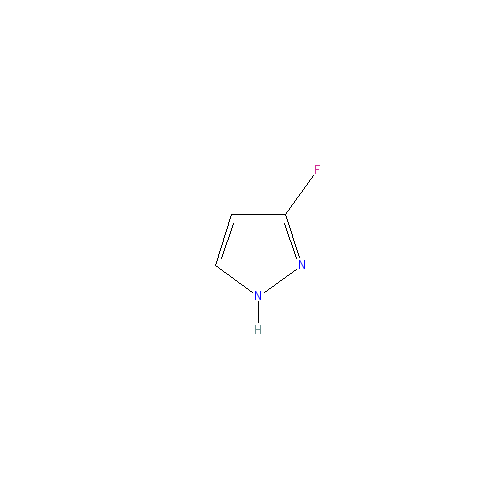 Chemical structure of 3-Fluoro-1H-pyrazole