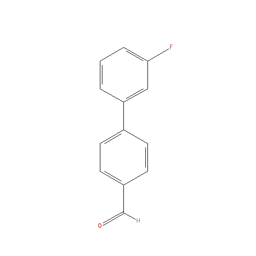 Chemical structure of 3'-Fluoro-[1,1'-biphenyl]-4-carbaldehyde