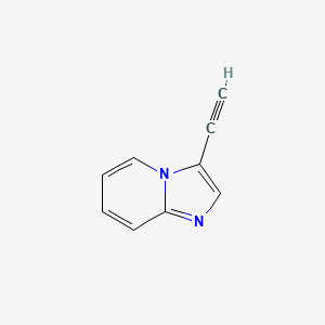 Chemical structure of 3-Ethynylimidazo[1,2-a]pyridine