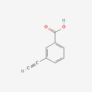 Chemical structure of 3-Ethynylbenzoic acid