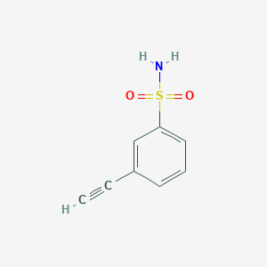 Chemical structure of 3-Ethynylbenzenesulfonamide