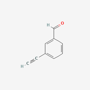 Chemical structure of 3-Ethynylbenzaldehyde