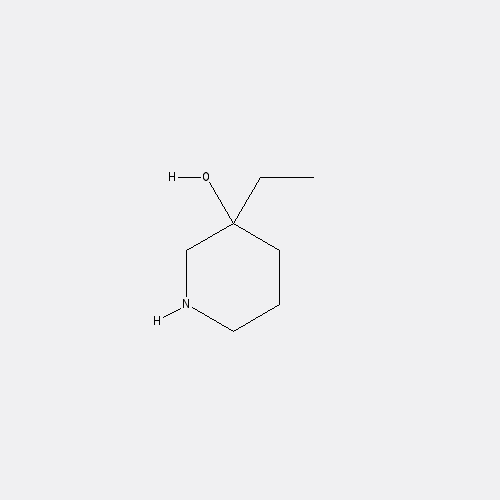 Chemical structure of 3-Ethylpiperidin-3-ol