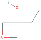 Chemical structure of 3-Ethyloxetan-3-ol
