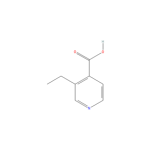 Chemical structure of 3-Ethylisonicotinic acid