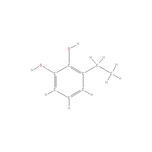 Chemical structure of 3-Ethylbenzene-1,2-diol