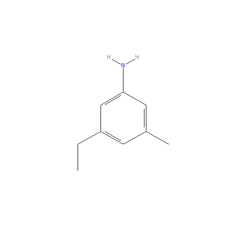 Chemical structure of 3-Ethyl-5-methylaniline
