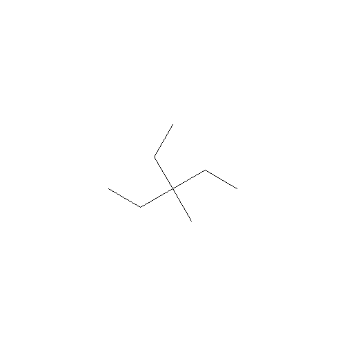 Chemical structure of 3-Ethyl-3-methylpentane