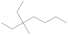 Chemical structure of 3-Ethyl-3-methylheptane