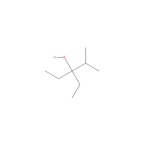 Chemical structure of 3-Ethyl-2-methyl-3-pentanol