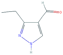 Chemical structure of 3-Ethyl-1H-pyrazole-4-carbaldehyde