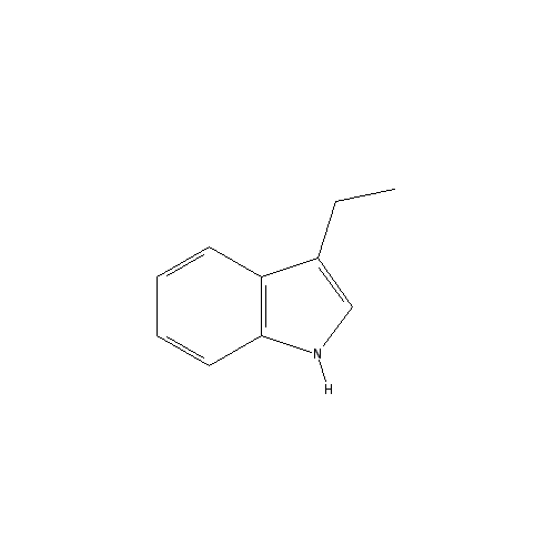 Chemical structure of 3-Ethyl-1H-indole