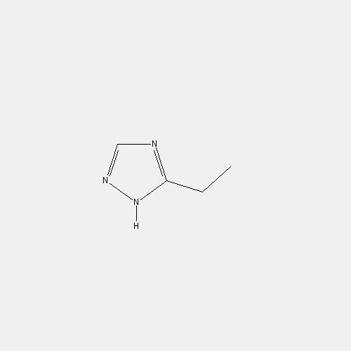 Chemical structure of 3-Ethyl-1H-1,2,4-triazole