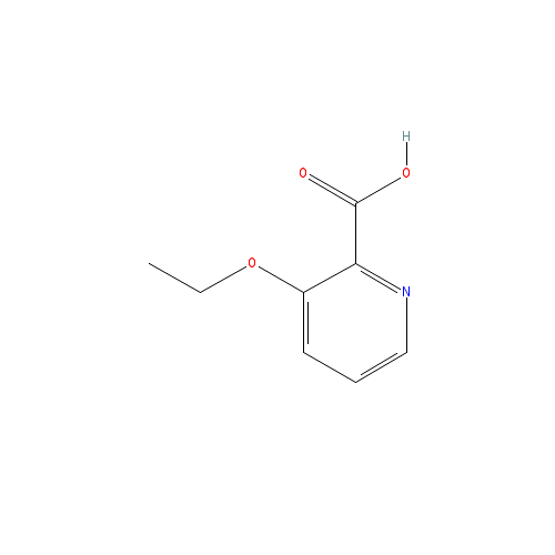 Chemical structure of 3-Ethoxypicolinic acid