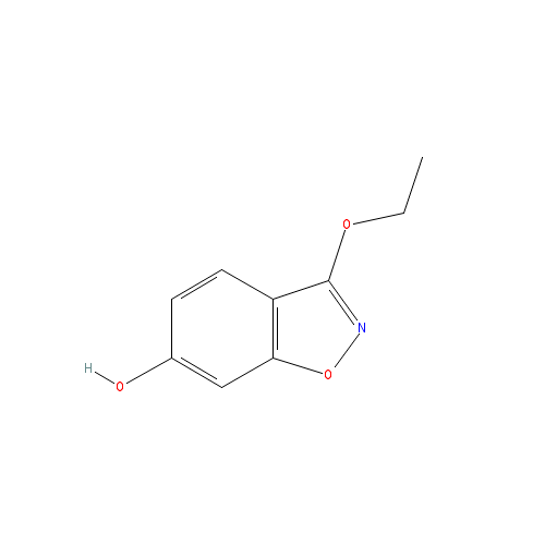 Chemical structure of 3-Ethoxybenzo[d]isoxazol-6-ol