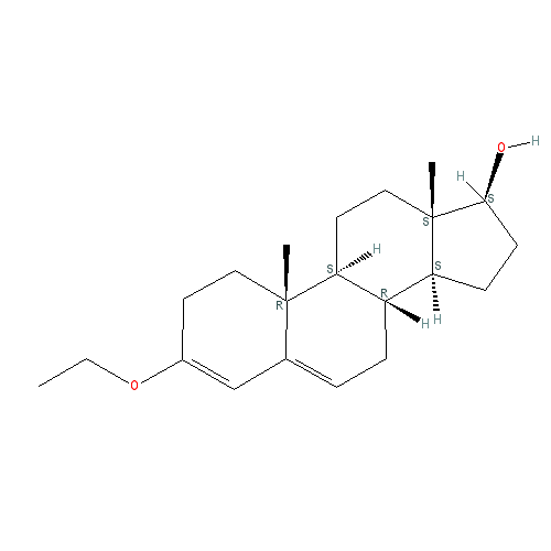 Chemical structure of 3-Ethoxyandrosta-3,5-dien-17β-ol