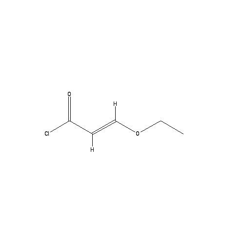 Chemical structure of 3-Ethoxyacryloyl Chloride